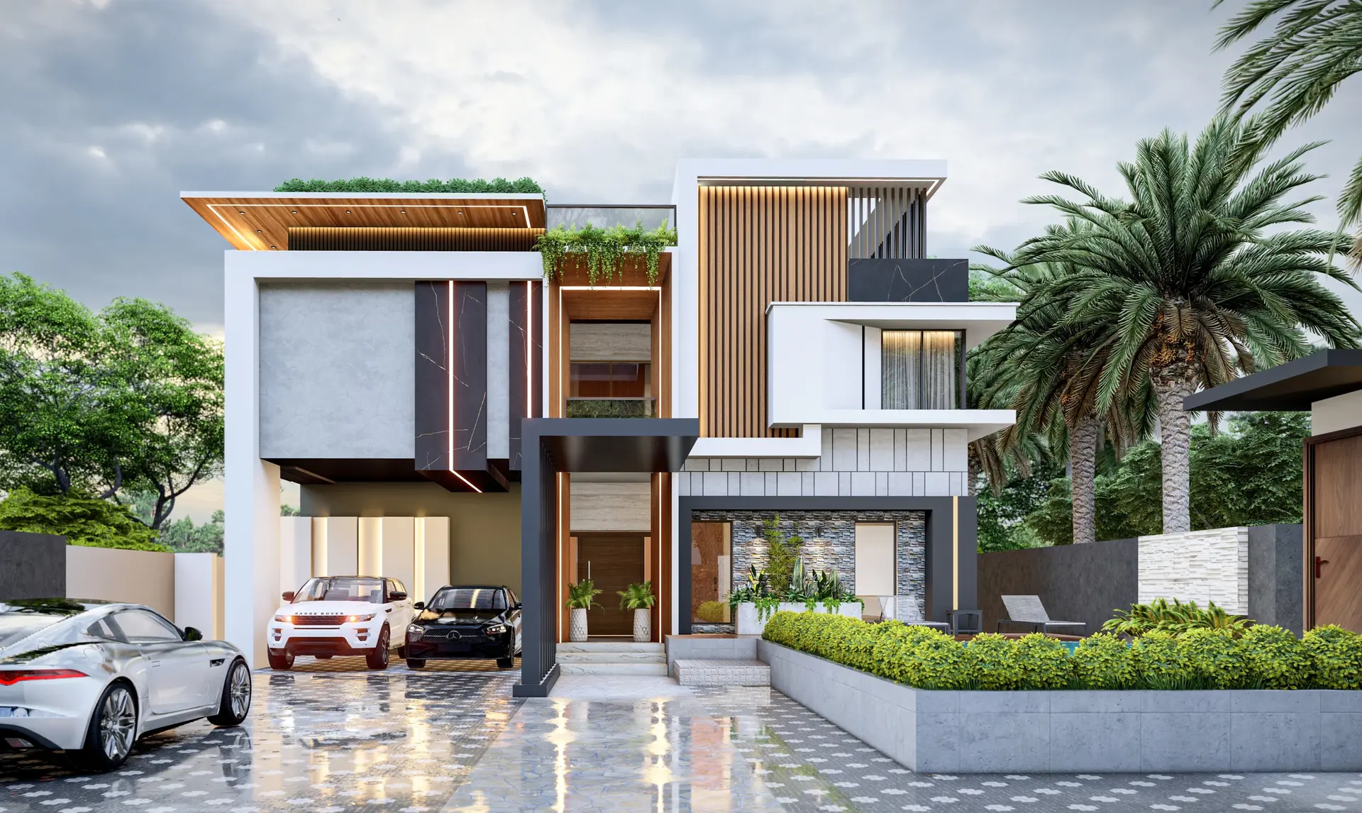 Cantilevered Villa